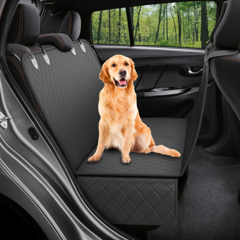 Pet Dog Car Back Seat Carrier With Zipper