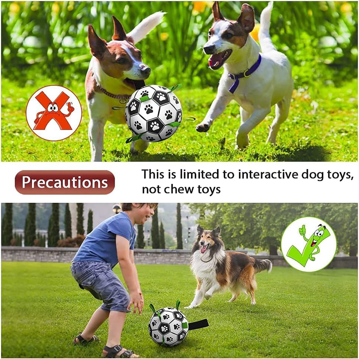 Inflated Football Training Toy For Dogs