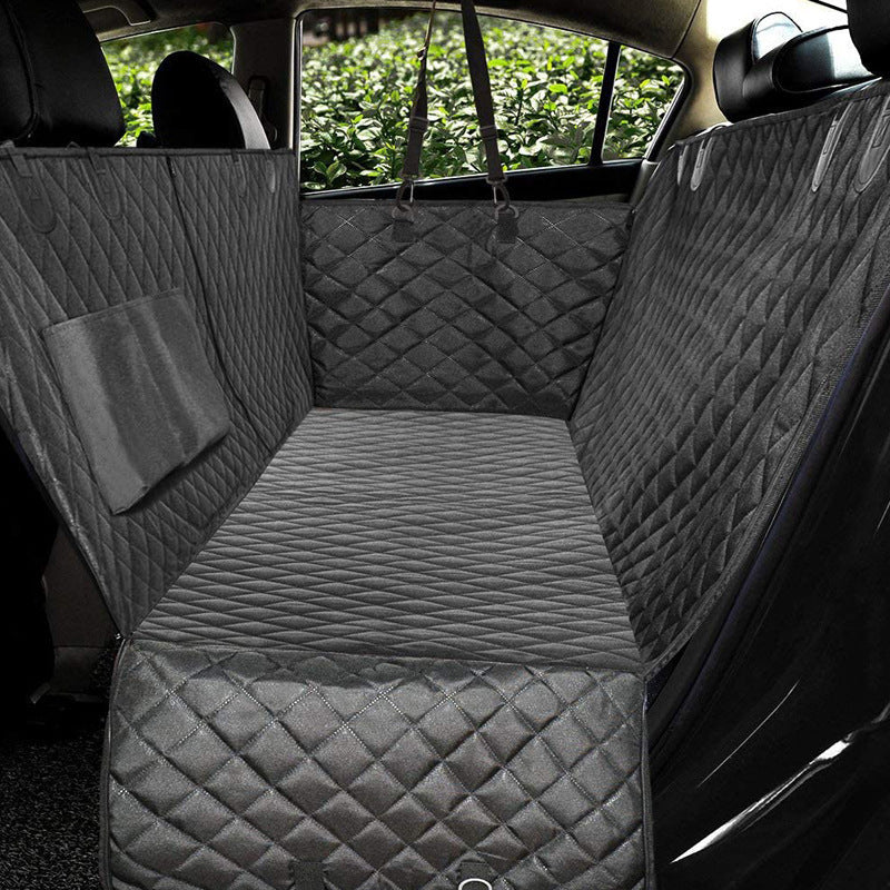 Pet Dog Car Back Seat Carrier With Zipper