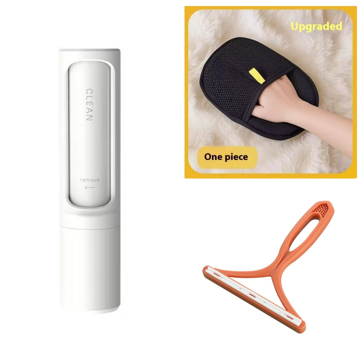 Portable 2-In-1 Reusable Pet Hair Remover Brush