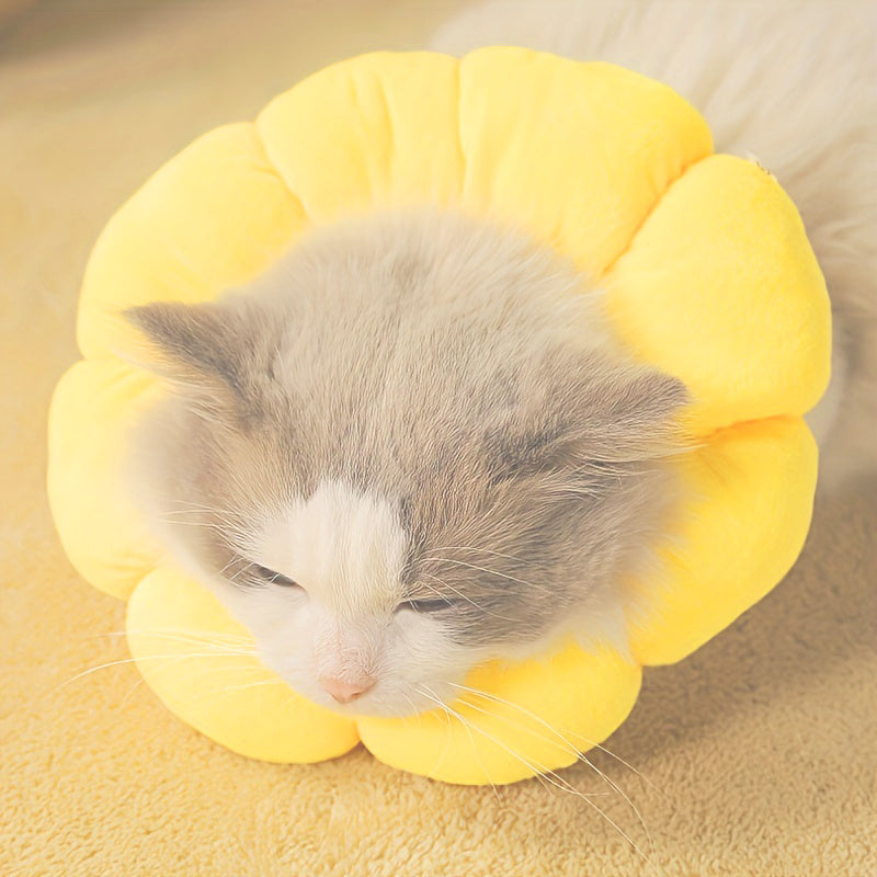 Cute Sunflower Neck Dog Recovery Collar