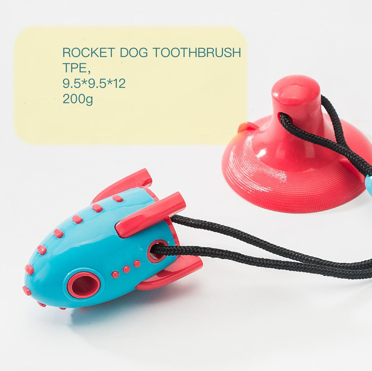 Bite-resistant Rocket Dog Leaking Toys