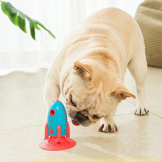 Bite-resistant Rocket Dog Leaking Toys
