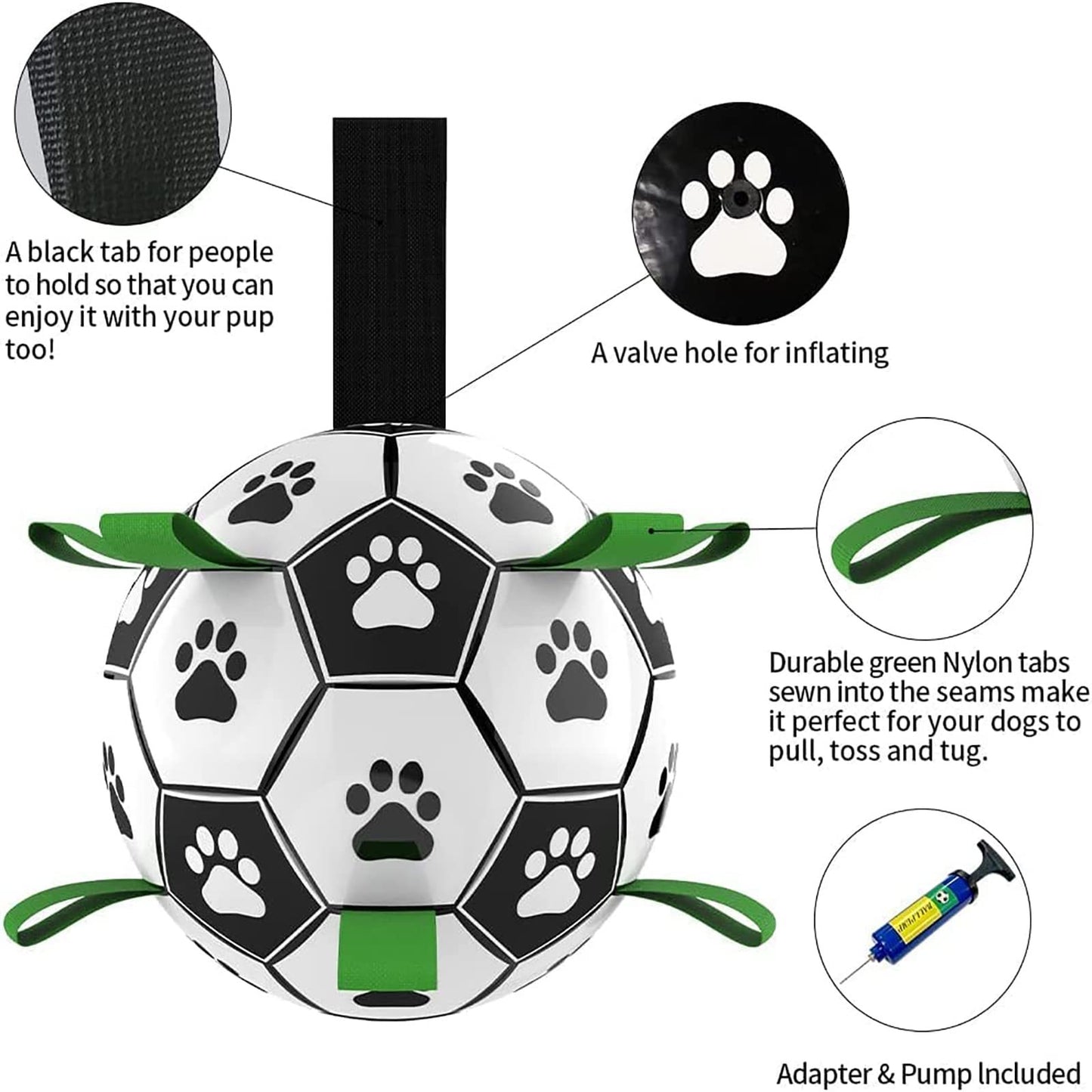 Inflated Football Training Toy For Dogs