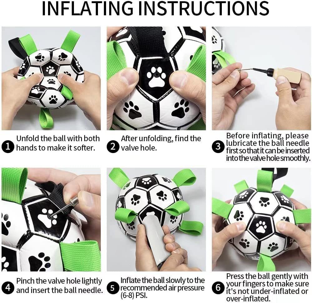 Inflated Football Training Toy For Dogs