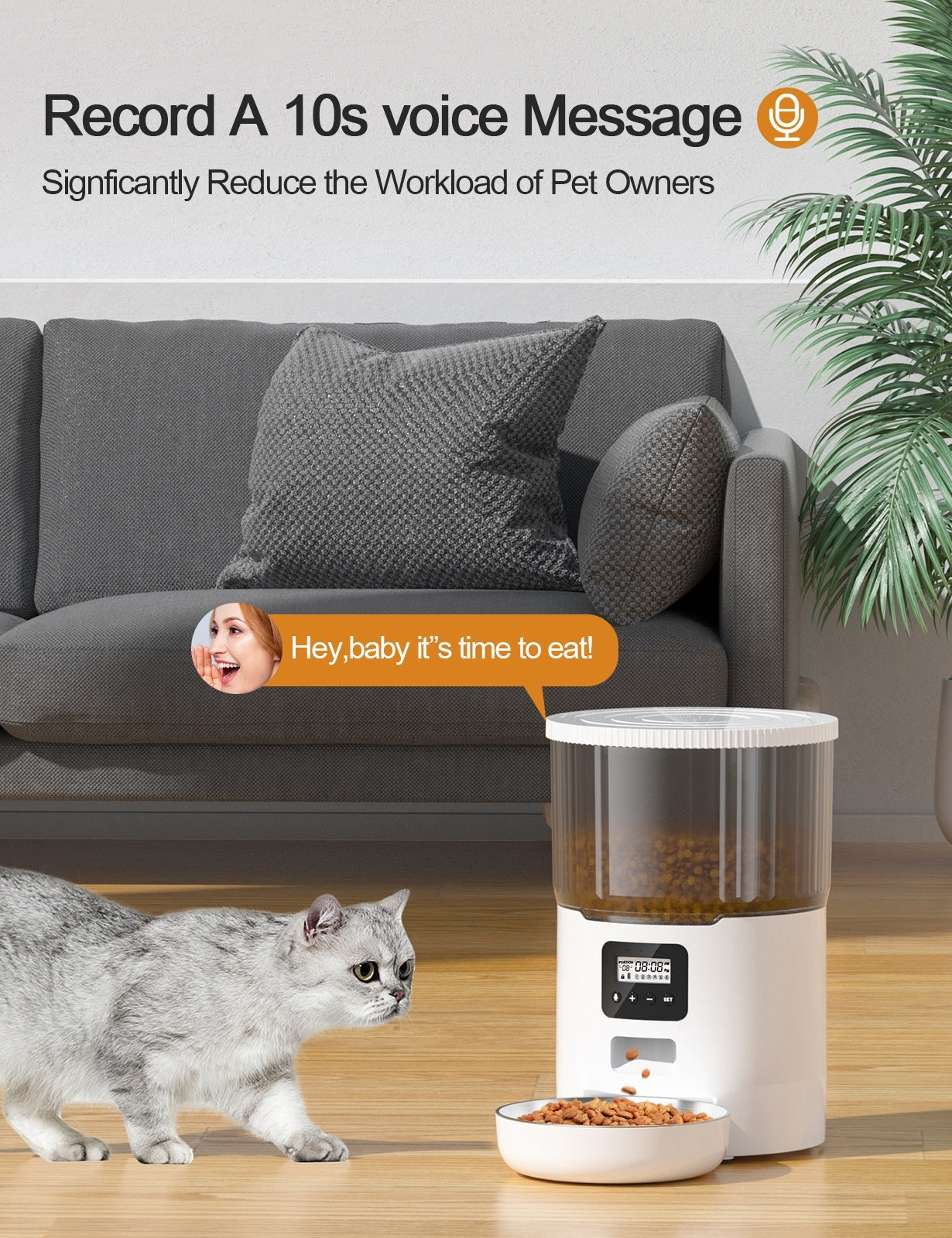 Smart Cat Dog Automatic Pet Feeder