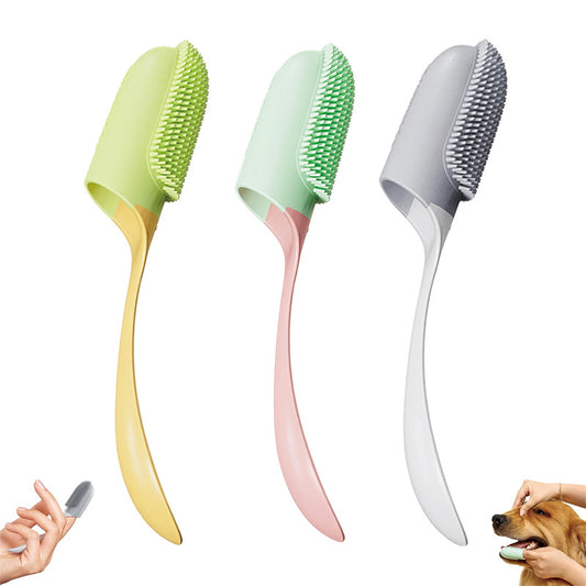 Finger Wrap Dog Cleaning Tooth Brush