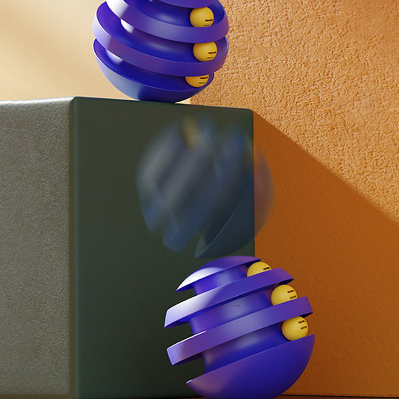 3 Layers Interactive Cat Turntable Toys With Ball