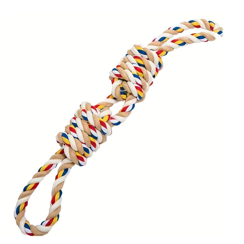Teeth Grinding Large Rope Knot Toy For Pet