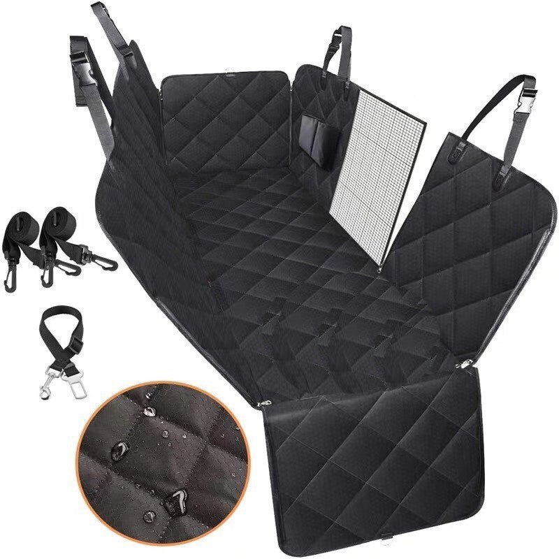 Pet Dog Car Back Seat Carrier With Zipper