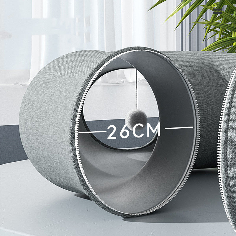 Crawl Shelter Foldable Cat Donut Tunnel