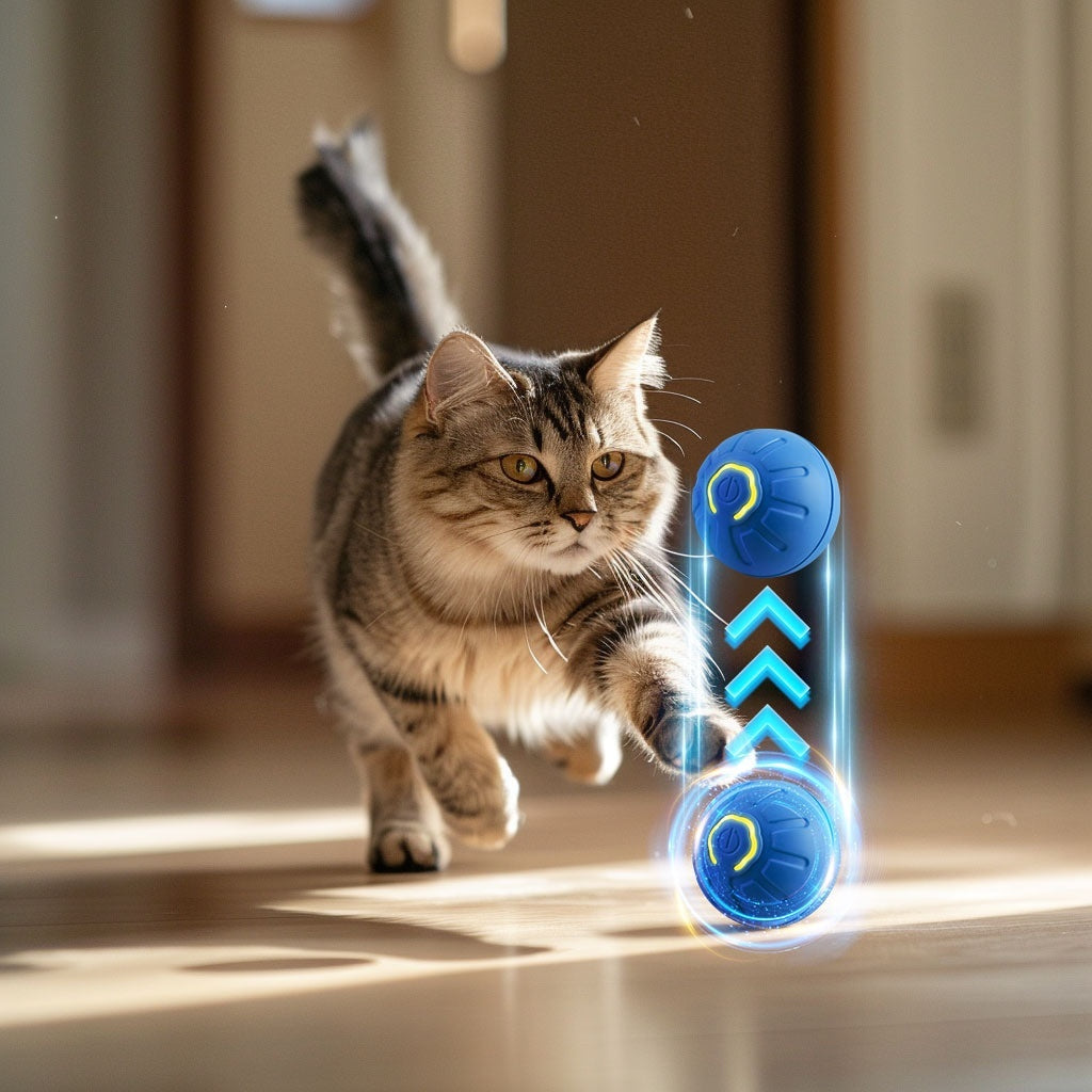 USB Smart Automatic Moving Dog Ball